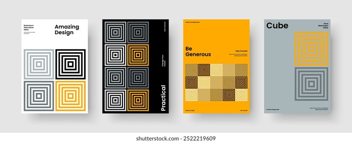 Design de folheto isolado. Modelo de relatório geométrico. Disposição abstrata do cartaz. Capa de Livro. Faixa. Histórico. Apresentação de negócios. Panfleto. Conhecimento manual. Carteira. Revista. Identidade da marca. Diário