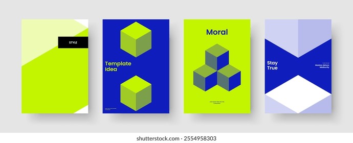 Isolated Brochure Design. Modern Book Cover Layout. Geometric Background Template. Flyer. Banner. Poster. Report. Business Presentation. Advertising. Pamphlet. Leaflet. Portfolio. Newsletter