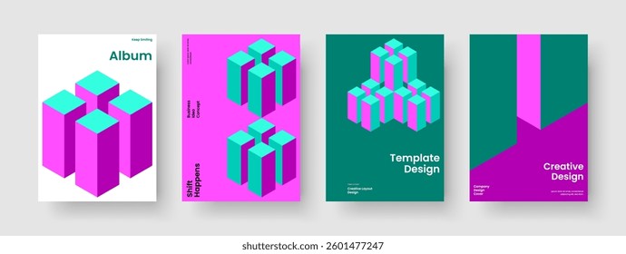 Isolated Brochure Layout. Abstract Book Cover Design. Creative Report Template. Banner. Poster. Background. Flyer. Business Presentation. Advertising. Pamphlet. Newsletter. Catalog. Notebook