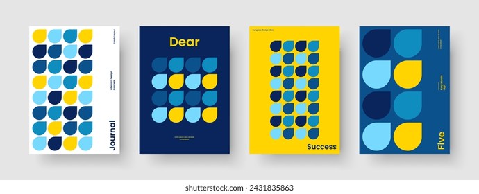 Isolated Brochure Layout. Abstract Flyer Template. Creative Background Design. Poster. Banner. Report. Business Presentation. Book Cover. Newsletter. Catalog. Leaflet. Portfolio. Advertising