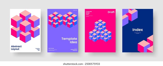 Diseño de folleto aislado. Diseño de Anuncio creativo. Plantilla de póster moderna. Portada de libro. Presentación de Negocios. Volante. Informe. Antecedentes. Diario. Boletín informativo. Catálogo. Manual. Revista. Cuaderno
