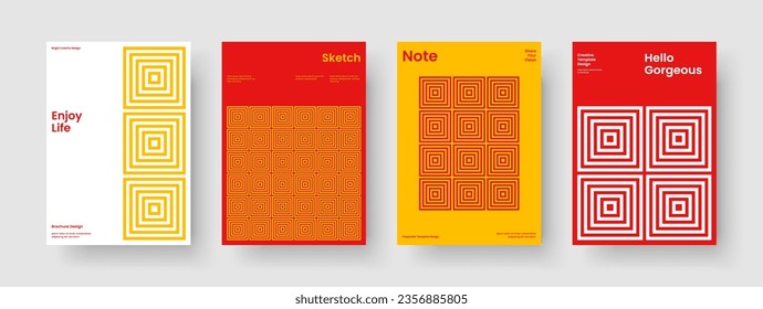 Diseño de folleto aislado. Diseño creativo de presentaciones de negocios. Plantilla de fondo geométrico. Informe. Cartel. Cartel. Portada del libro. Volante. Cartera. Publicidad. Billete. Identidad de marca