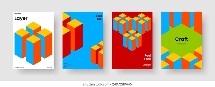 Diseño de folleto aislado. Plantilla de presentación de negocios creativos. Diseño de fondo moderno. Portada de libro. Cartel. Informe. Volante. Anuncio. Boletín informativo. Cuaderno. Diario. Identidad de marca. Revista