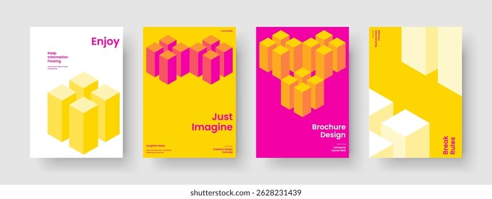 Isolated Brochure Layout. Creative Business Presentation Design. Modern Poster Template. Banner. Book Cover. Background. Flyer. Report. Newsletter. Catalog. Journal. Portfolio. Brand Identity