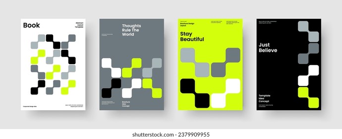 Diseño de folleto aislado. Plantilla de volante creativo. Resumen de diseño de informes. Cartel. Cartel. Portada del libro. Presentación de negocios. Antecedentes. Cartera. Folleto. Boletín informativo. Diario. Folleto