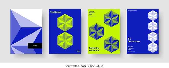 Isolated Brochure Layout. Creative Flyer Design. Geometric Poster Template. Banner. Book Cover. Background. Business Presentation. Report. Brand Identity. Catalog. Advertising. Notebook. Handbill