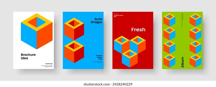 Diseño de folleto aislado. Diseño de banner geométrico. Plantilla de portada de libro moderno. Antecedentes. Presentación empresarial. Volante. Cartel. Informe. Prospecto. Identidad de marca. Cartera. Publicidad. Catálogo