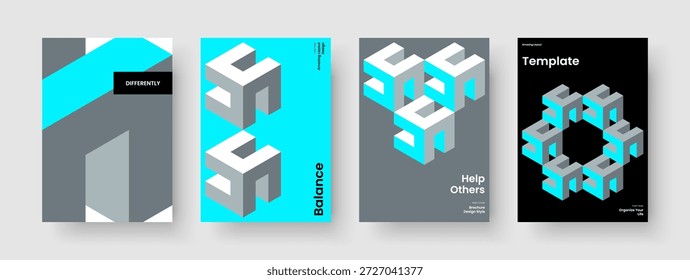 Layout de Folheto Isolado. Modelo de Banner Geométrico. Design moderno de apresentação de negócios. Panfleto. Cartaz. Relatório. Histórico. Capa de Livro. Folheto informativo. Notebook. Catálogo. Diário. Conhecimento manual. Boletim Informativo