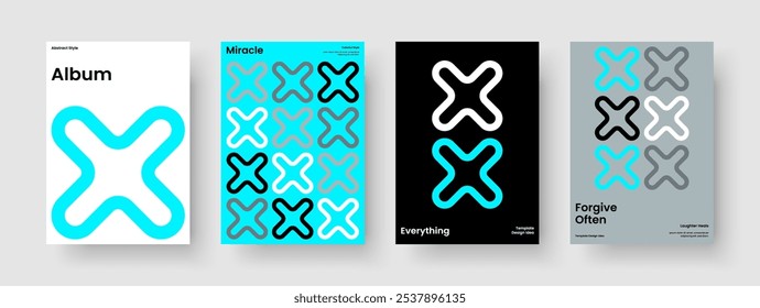 Diseño de folleto aislado. Plantilla de presentación de negocios geométricos. Diseño de fondo moderno. Informe. Portada de libro. Cartel. Volante. Anuncio. Diario. Cuaderno. Revista. Cartera. Identidad de marca