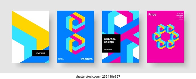 Isolated Brochure Layout. Geometric Poster Template. Modern Background Design. Flyer. Report. Book Cover. Business Presentation. Banner. Pamphlet. Portfolio. Magazine. Catalog. Notebook