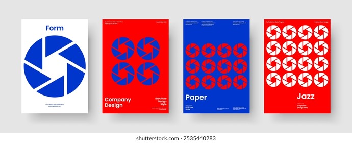 Layout de Folheto Isolado. Design moderno da capa do livro. Modelo de cartaz geométrico. Relatório. Faixa. Histórico. Apresentação de negócios. Panfleto. Conhecimento manual. Diário. Publicidade. Panfleto. Revista