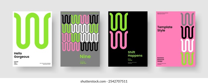 Diseño de folleto aislado. Plantilla de Flyer Moderno. Diseño creativo del cartel. Informe. Presentación de Negocios. Anuncio. Portada de libro. Antecedentes. Boletín informativo. Manual. Diario. Identidad de marca. Catálogo