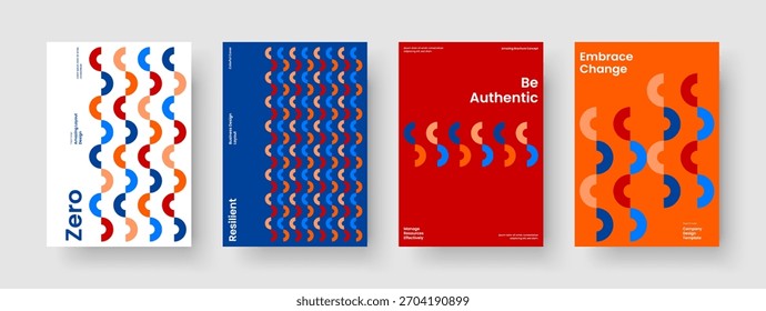 Isolierte Broschürenvorlage. Abstraktes Banner-Layout. Modernes Berichtsdesign. Buchumschlag. Hintergrund. Flyer. Geschäftspräsentation. Poster. Portfolio. Packungsbeilage. Werbung. Katalog. Erfassung Handzettel