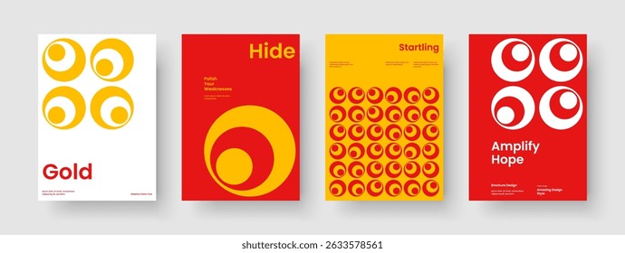 Isolierte Broschürenvorlage. Abstraktes Flyer-Layout. Kreatives Banner-Design. Geschäftspräsentation. Poster. Hintergrund. Buchumschlag. Bericht. Handzettel Notebook. Broschüre. Newsletter. Portfolio