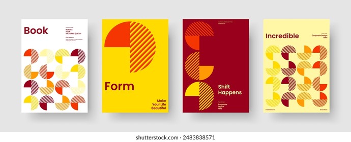 Isolated Brochure Template. Creative Banner Layout. Geometric Book Cover Design. Poster. Flyer. Background. Report. Business Presentation. Pamphlet. Magazine. Notebook. Portfolio. Catalog