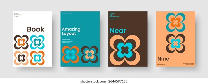 Modelo de Folheto Isolado. Layout de apresentação empresarial criativa. Projeto de relatório abstrato. Histórico. Cartaz. Capa de Livro. Faixa. Panfleto. Folheto informativo. Catálogo. Panfleto. Conhecimento manual. Diário. Portfólio