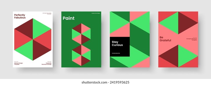 Isolated Brochure Template. Creative Report Design. Geometric Banner Layout. Business Presentation. Flyer. Book Cover. Poster. Background. Advertising. Brand Identity. Journal. Magazine. Newsletter