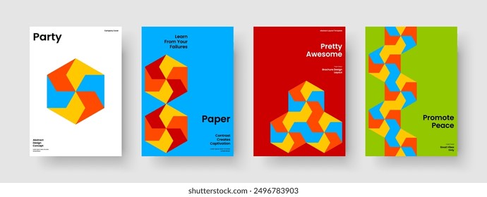 Isolated Brochure Template. Geometric Banner Layout. Modern Business Presentation Design. Report. Book Cover. Poster. Background. Flyer. Pamphlet. Advertising. Handbill. Newsletter. Brand Identity