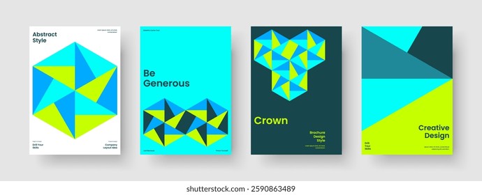 Isolated Brochure Template. Geometric Banner Design. Creative Business Presentation Layout. Book Cover. Flyer. Background. Report. Poster. Magazine. Advertising. Catalog. Leaflet. Newsletter