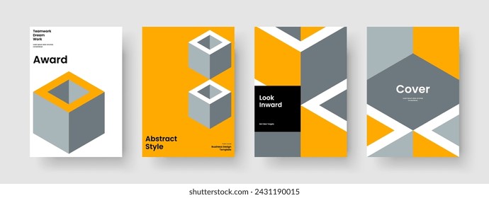 Isolated Brochure Template. Geometric Business Presentation Layout. Creative Banner Design. Report. Book Cover. Poster. Flyer. Background. Advertising. Handbill. Portfolio. Newsletter. Pamphlet