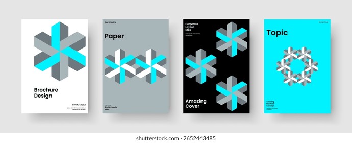 Isolated Brochure Template. Geometric Poster Design. Modern Flyer Layout. Banner. Business Presentation. Background. Book Cover. Report. Handbill. Catalog. Journal. Notebook. Advertising. Magazine