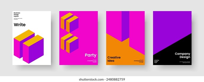 Isolated Brochure Template. Geometric Report Layout. Modern Business Presentation Design. Banner. Book Cover. Poster. Flyer. Background. Notebook. Leaflet. Brand Identity. Pamphlet. Newsletter