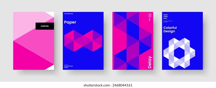 Isolated Brochure Template. Modern Banner Design. Geometric Book Cover Layout. Poster. Flyer. Report. Background. Business Presentation. Catalog. Advertising. Journal. Portfolio. Notebook