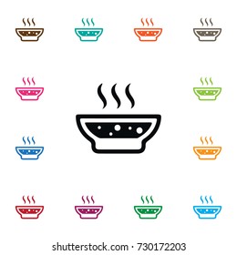 Isolated Broth Icon. Soup Vector Element Can Be Used For Broth, Soup, Hot Design Concept.