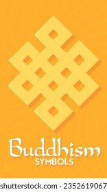 Isolated buddhism symbol Buddhism concept Vector