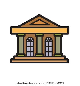 isolated building icon vector illustration