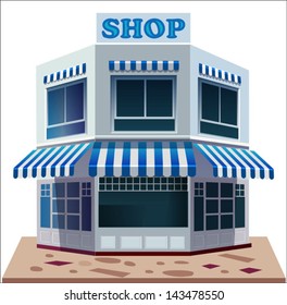 isolated building for shop