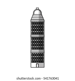 Isolated building tower design