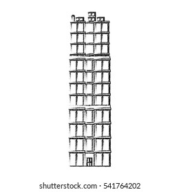 Isolated building tower design