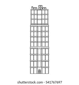 Isolated building tower design