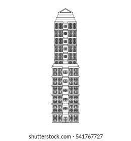 Isolated building tower design