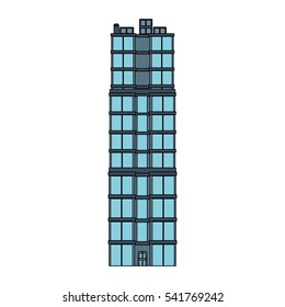 Isolated building tower design