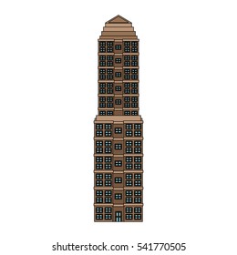 Isolated building tower design
