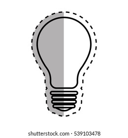 Isolated bulb light icon vector illustration graphic design