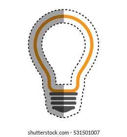 Isolated bulb symbol icon vector illustration graphic design