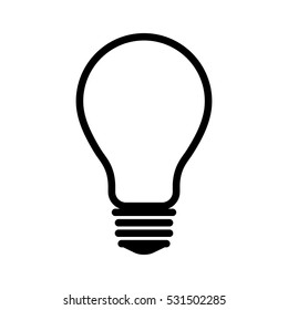 Isolated bulb symbol icon vector illustration graphic design