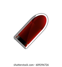 Isolated bullet gun icon vector illustration graphic design