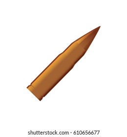 Isolated bullet gun icon vector illustration graphic design