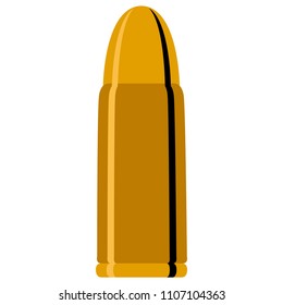 Isolated bullet icon