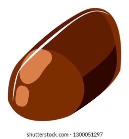 Isolated bun icon. Pastry. Vector illustration design
