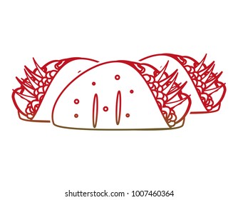 Isolated burrito design