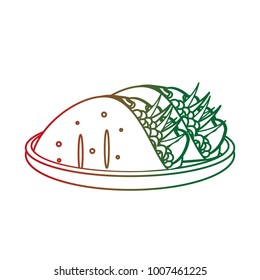 Isolated burrito design