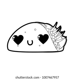 Isolated burrito design