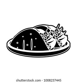 Isolated burrito design