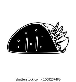 Isolated burrito design