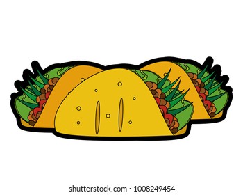 Isolated burrito design